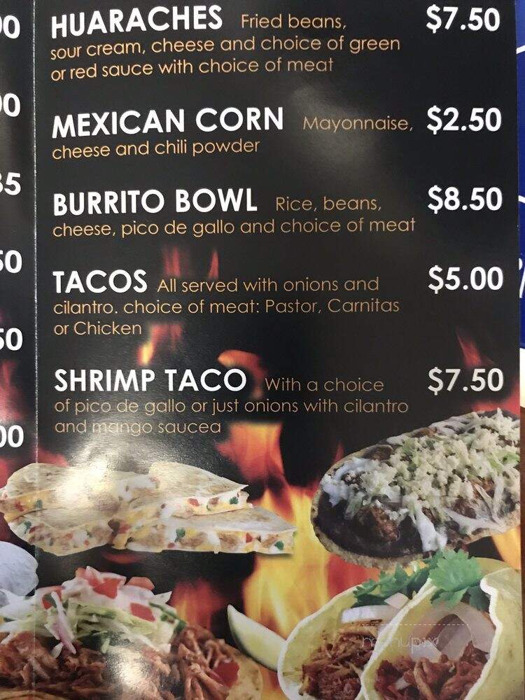 Rey Del Taco - Waterbury, CT menu_pic