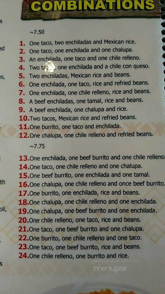 Los Locos - Kingsport, TN menu_pic