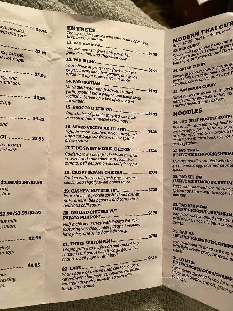 Auntie Seng's Kitchen - Kings Mountain, NC menu_pic