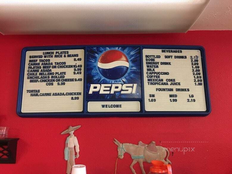 Burritos Mas - Kirtland, NM menu_pic