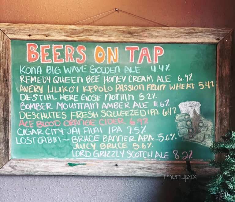 Spearfish Creek Wine Bar - Spearfish, SD menu_pic