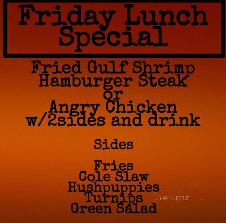 Hunters Run - Camden, AL menu_pic