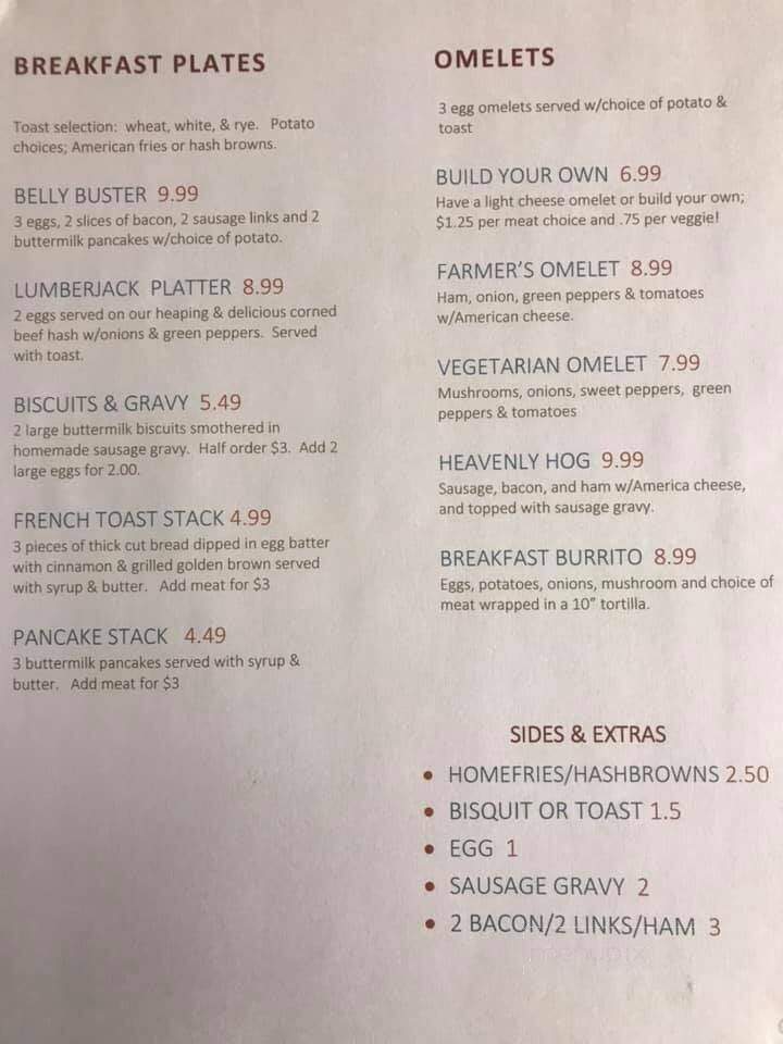 Village Pub - Chatham, MI menu_pic