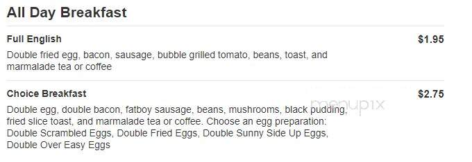 Sportsman's Pub - Englewood, FL menu_pic