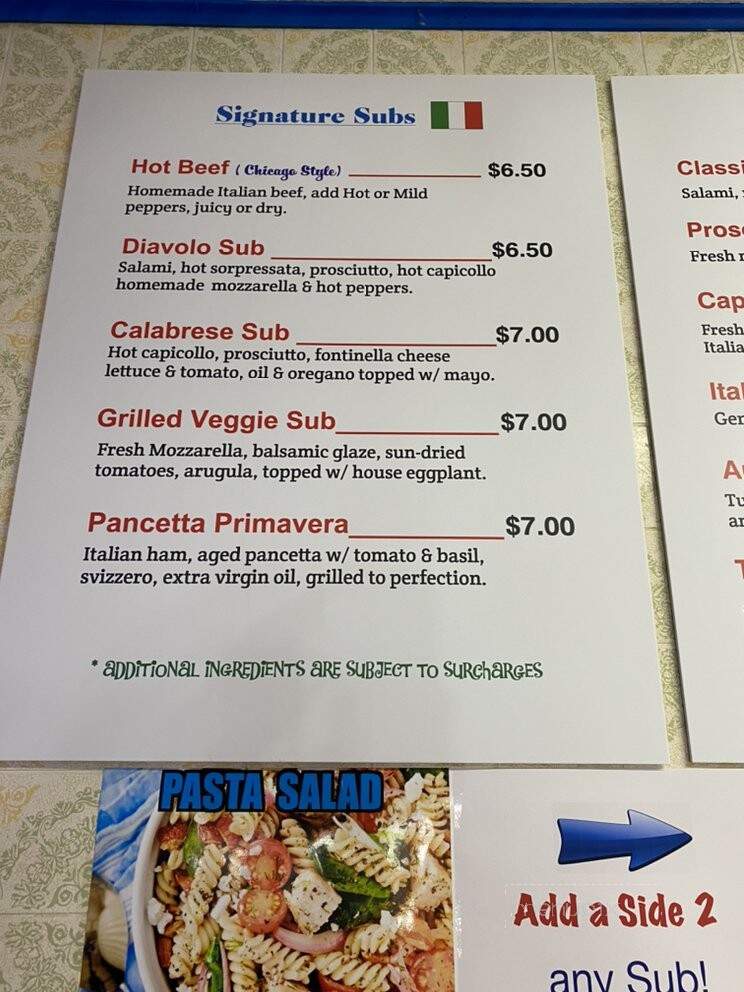 Riviera Italian Foods - Chicago, IL menu_pic
