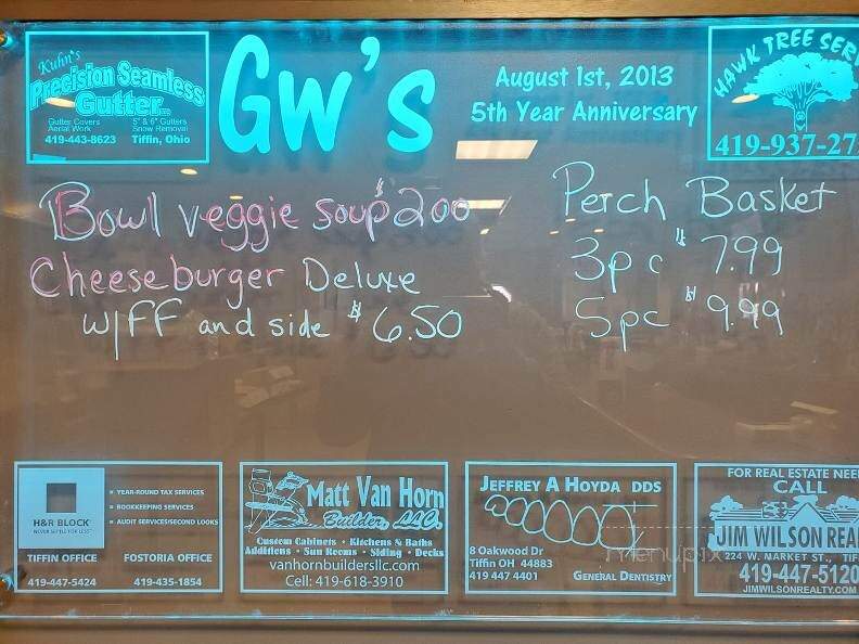 G W's Fine Food & Spirits - Tiffin, OH