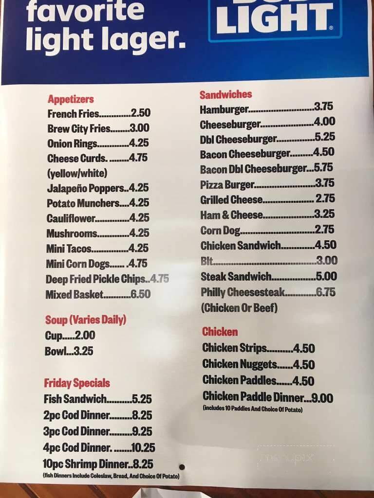 Landmark Bar - Athens, WI menu_pic