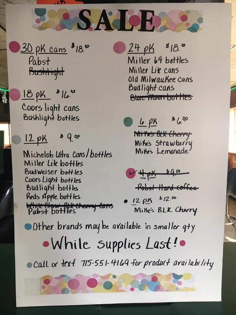 Landmark Bar - Athens, WI menu_pic