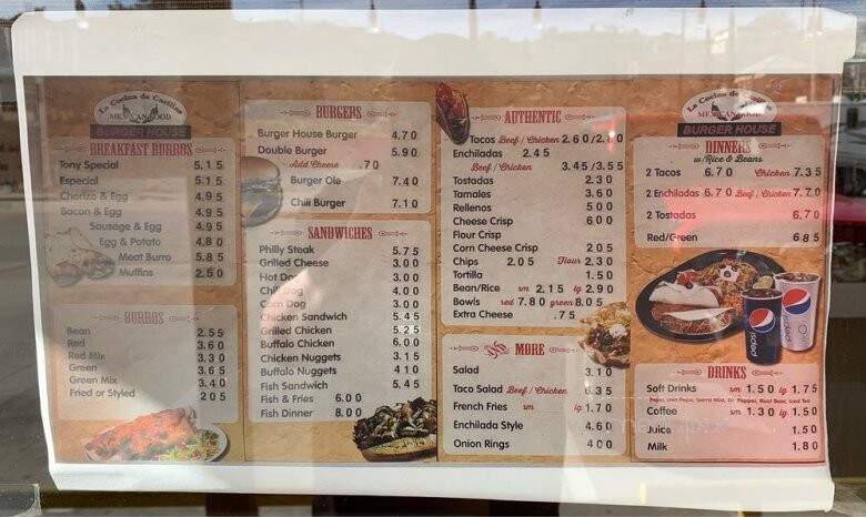 Burger House - Miami, AZ menu_pic