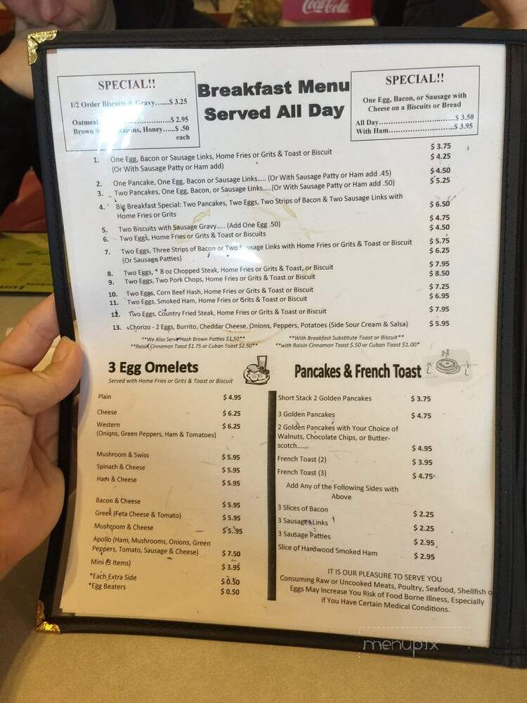 Apollo Family Restaurant - Apollo Beach, FL menu_pic