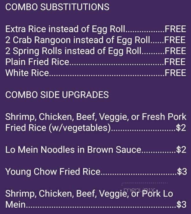 Fu King Chinese Restaurant - Lake City, FL menu_pic