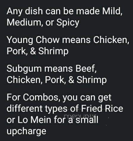 Fu King Chinese Restaurant - Lake City, FL menu_pic