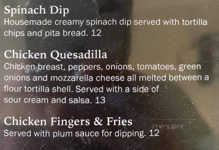 Kubby's Draft Bar & Grill - London, ON menu_pic