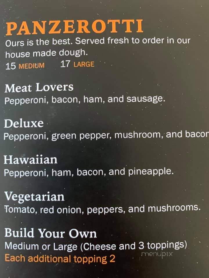 Kubby's Draft Bar & Grill - London, ON menu_pic