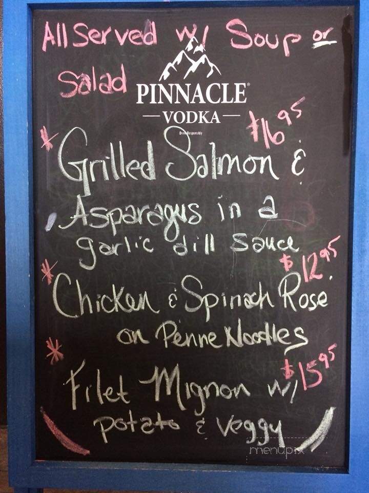 Kubby's Draft Bar & Grill - London, ON menu_pic