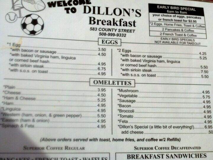 Dillon's Restaurant - New Bedford, MA