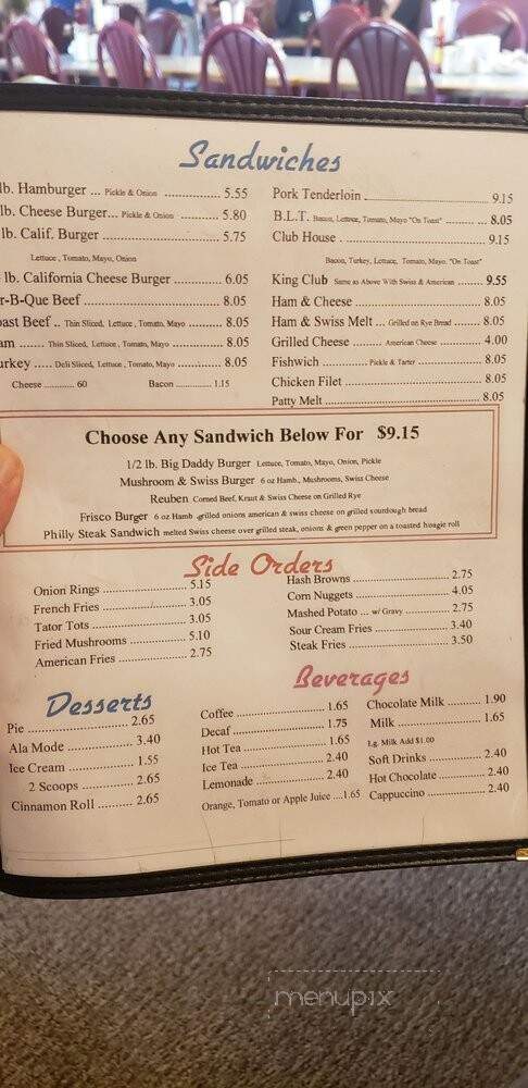 Coffee Cup Restaurant - Urbana, MO menu_pic