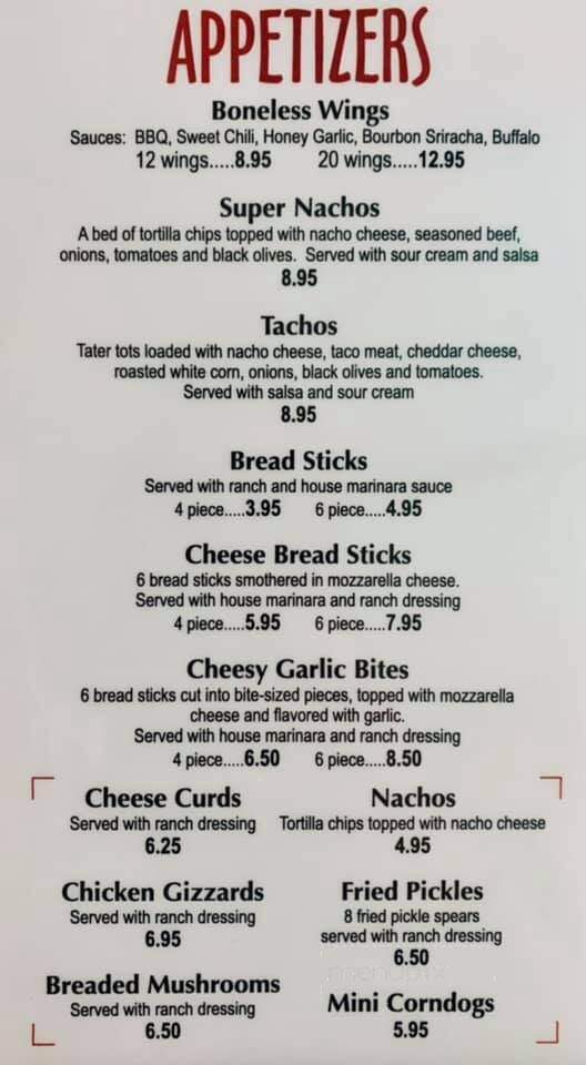 Pizza House - Sidney, MT menu_pic