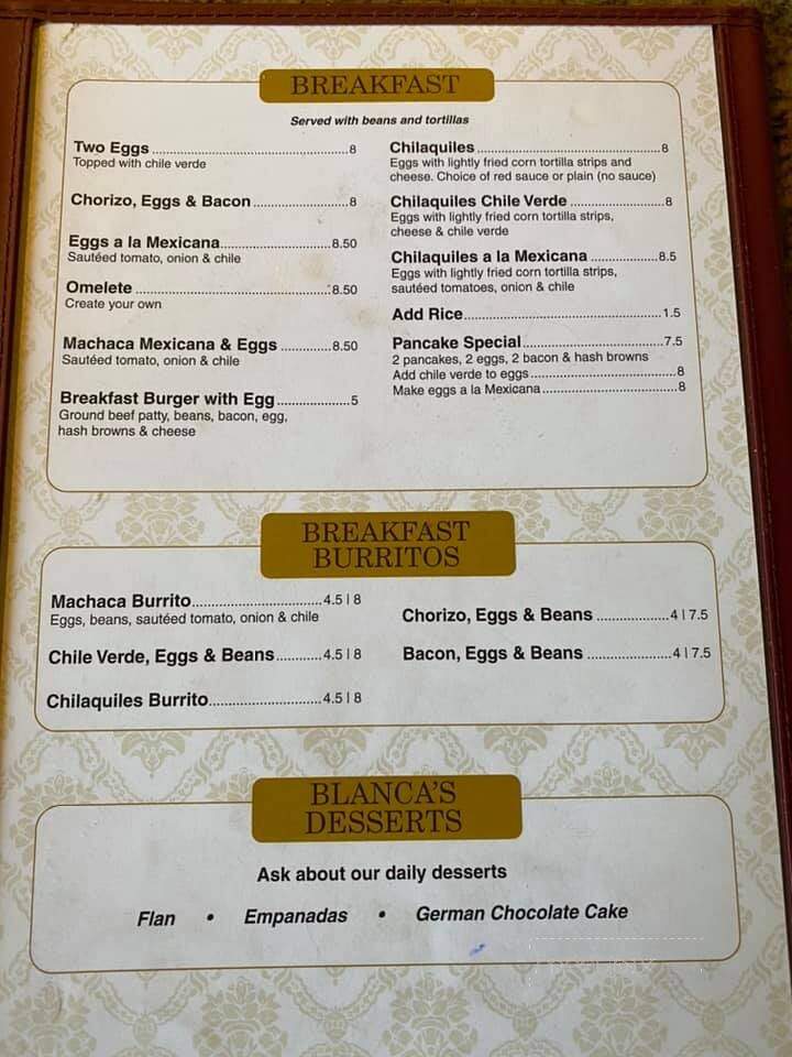 Me & Martha's Express - Dinuba, CA menu_pic
