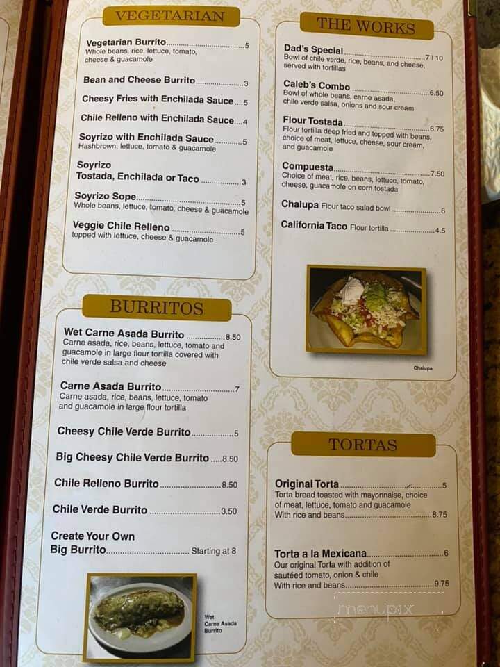 Me & Martha's Express - Dinuba, CA menu_pic