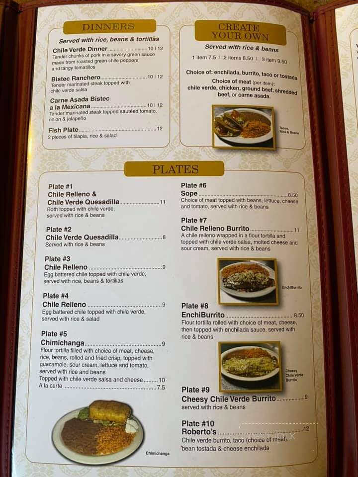 Me & Martha's Express - Dinuba, CA menu_pic