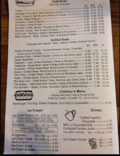 Maxwell's Burgers Fresh Salads - Apple Valley, CA menu_pic