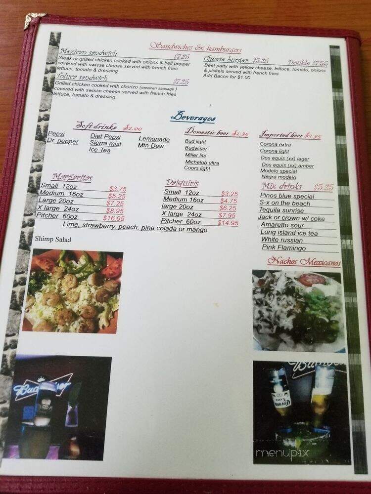 Los Amigos 2 - Cottonwood, AL menu_pic