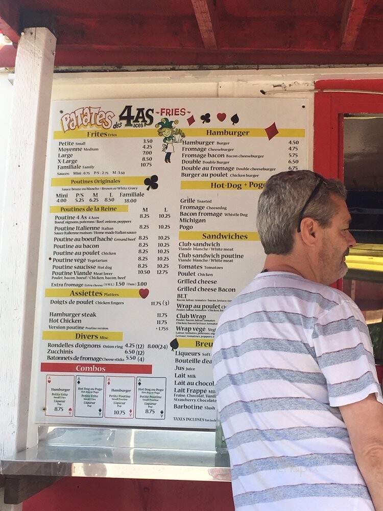Patates des 4 As - Luskville, QC menu_pic