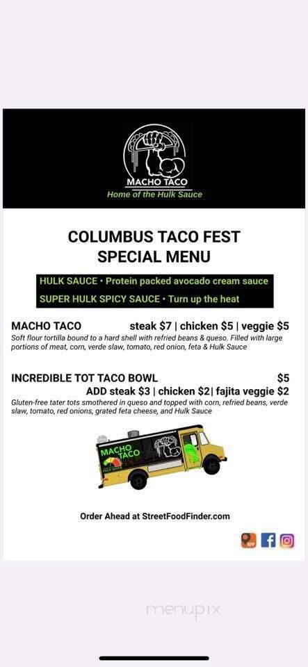 Macho Taco Food Truck - Columbus, OH