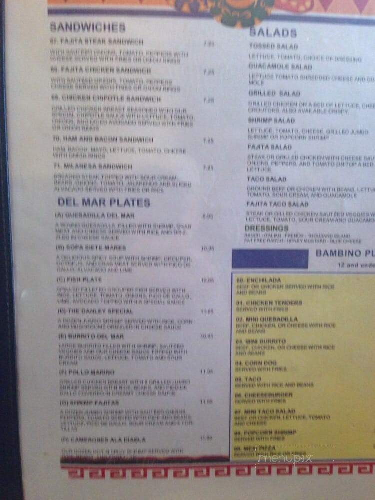 Ranchero Grande Grill - Andalusia, AL menu_pic