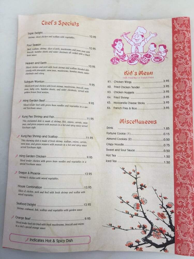 Ming Garden Chinese Restaurant - Norton, OH