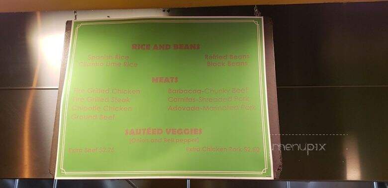 Nino's Mexican Grill - Union Gap, WA menu_pic