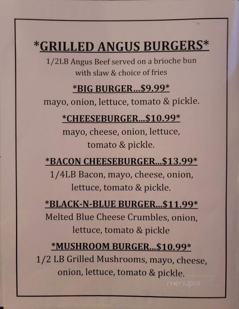 Camden Wing Shack - Camden, SC menu_pic