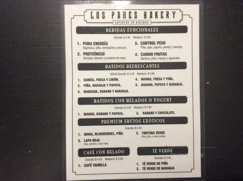 Los Panes Bakery - Cape Coral, FL menu_pic