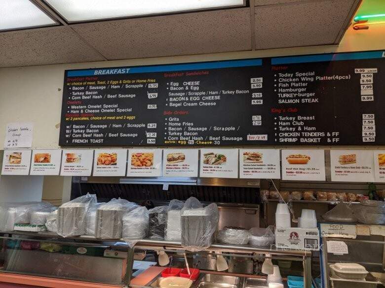 King's Cafe - Washington, DC menu_pic