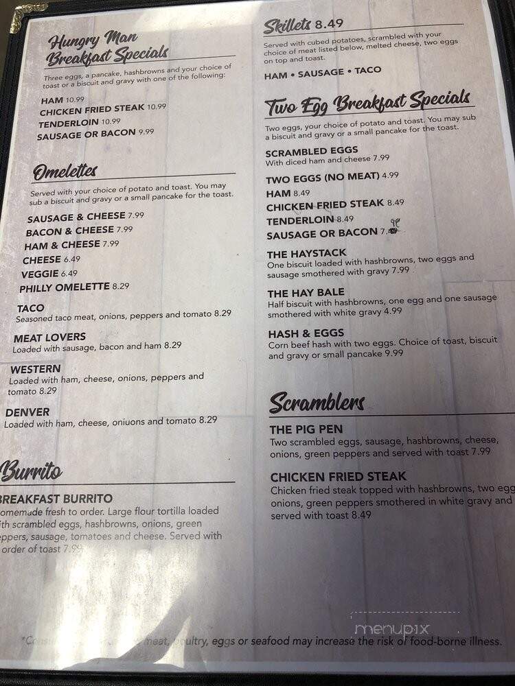 Cow Patties - Warsaw, MO menu_pic