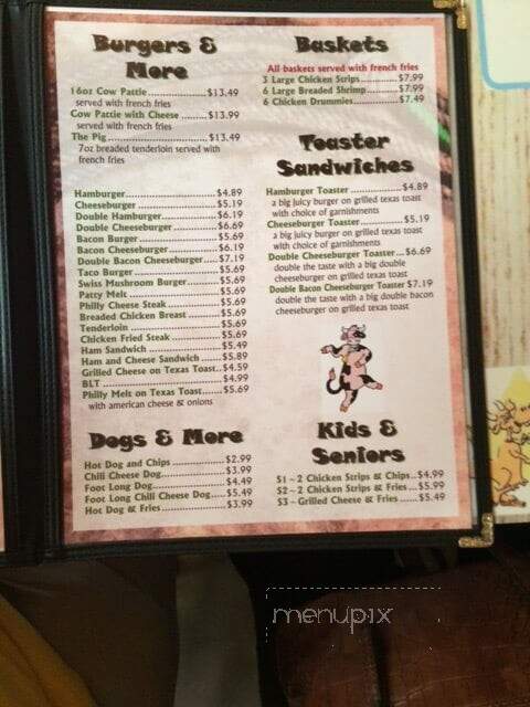 Cow Patties - Warsaw, MO menu_pic