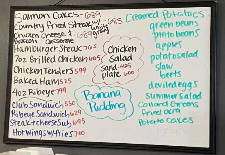 Carolina Cafe - Reidsville, NC menu_pic