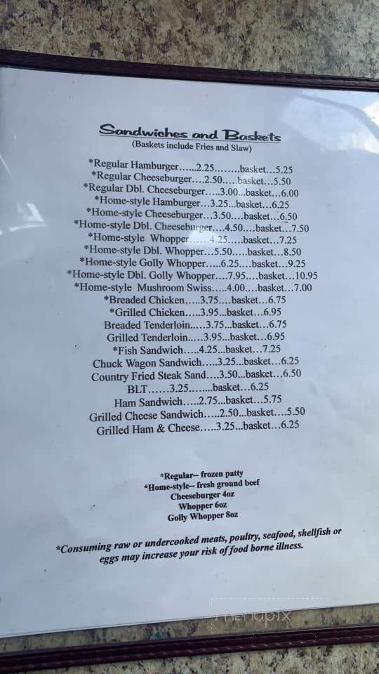 Dairy Mart - Jamestown, TN menu_pic