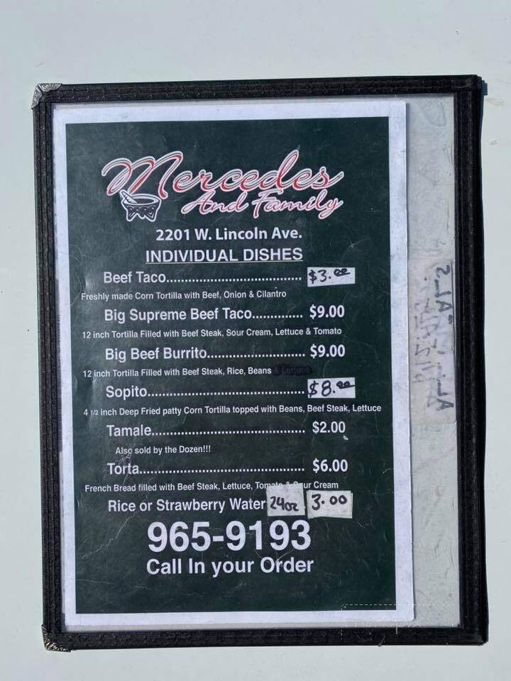 Mercedes & Family Food To Go - Yakima, WA menu_pic