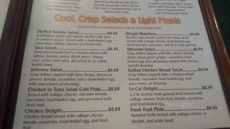 Arabella's Family Restaurant - Sheboygan, WI menu_pic