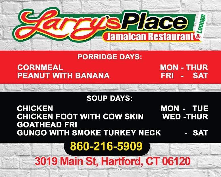 Larry's Place Restaurant and Lounge - Hartford, CT