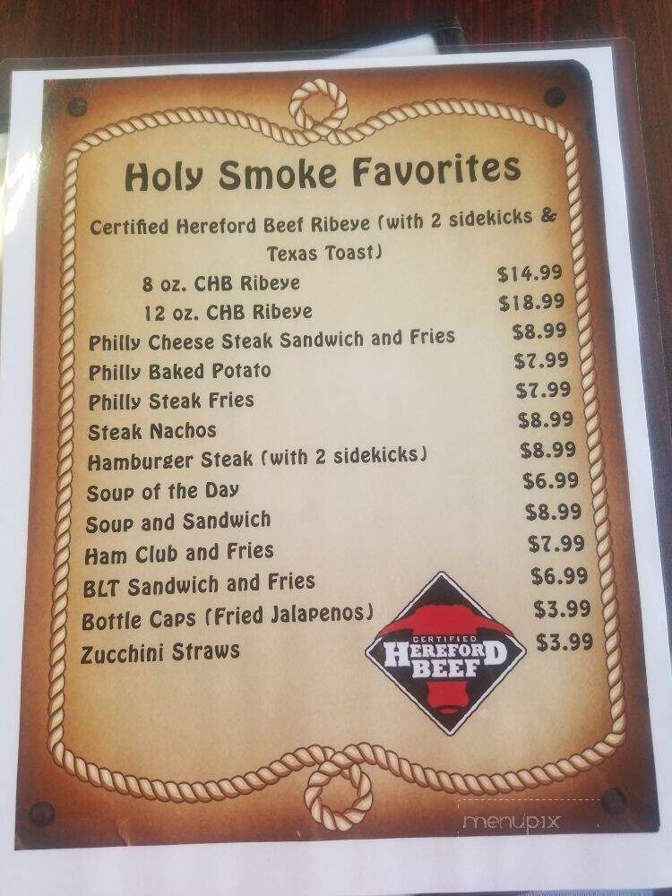 Holy Smoke BBQ - Borger, TX