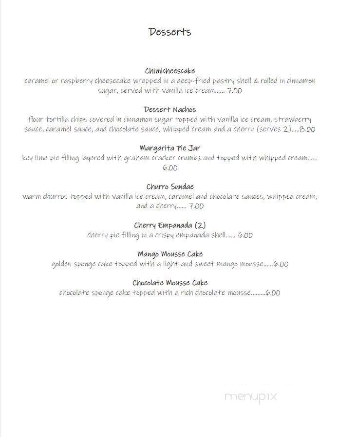 Cactus Patch - Springfield, VT menu_pic
