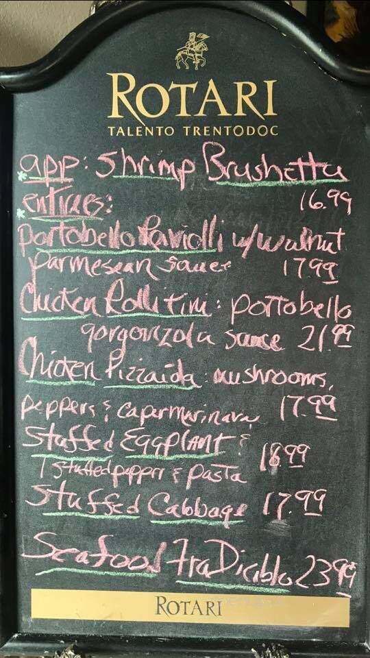 Cucina Gloria - Nokomis, FL menu_pic