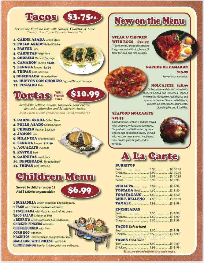 Los Ranchitos - Kewanee, IL menu_pic