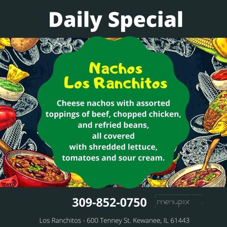 Los Ranchitos - Kewanee, IL menu_pic