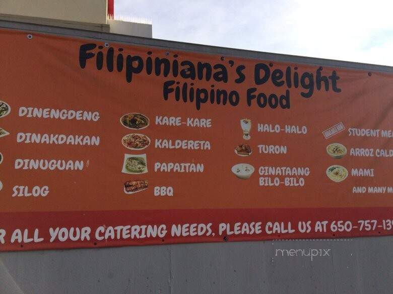 Filipiniana's Delight - Daly City, CA menu_pic