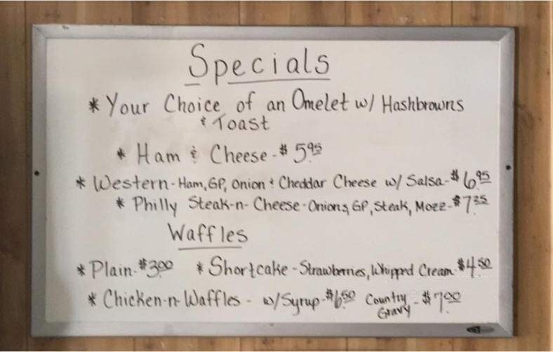 Starlite Inn - Funkstown, MD menu_pic