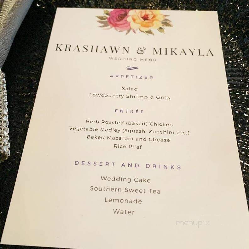 A & J Catering - Columbia, SC menu_pic